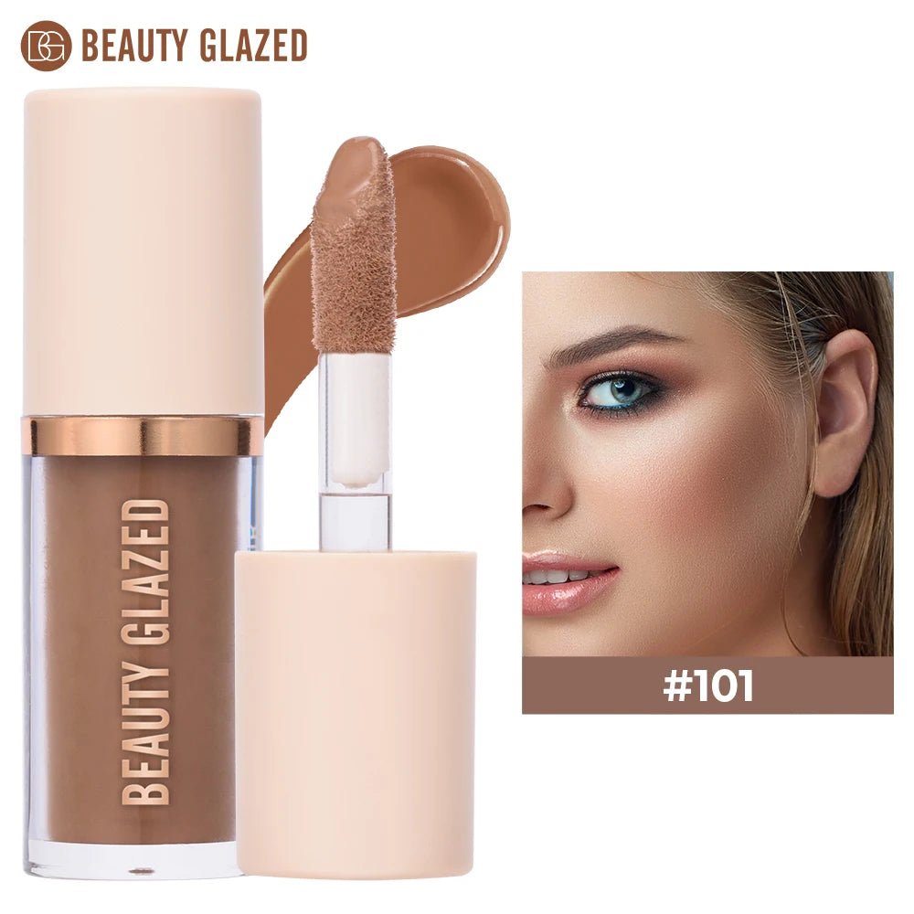 2025 Beauty Glazed 2 Color Liquid Contouring To Enhance The Facial Contour,Waterproof ,Matte,V - face Shaping Contour Face Makeup - TouchGuard