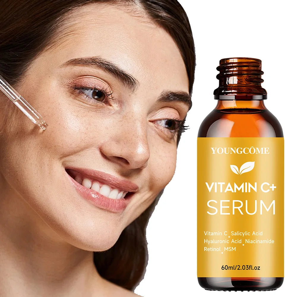 Vitamin C Serum For Face Anti Aging Face Serum with Hyaluronic Acid, Vitamin E of Dark Spots, Tone, Fine Lines Wrinkles 40/60 ml