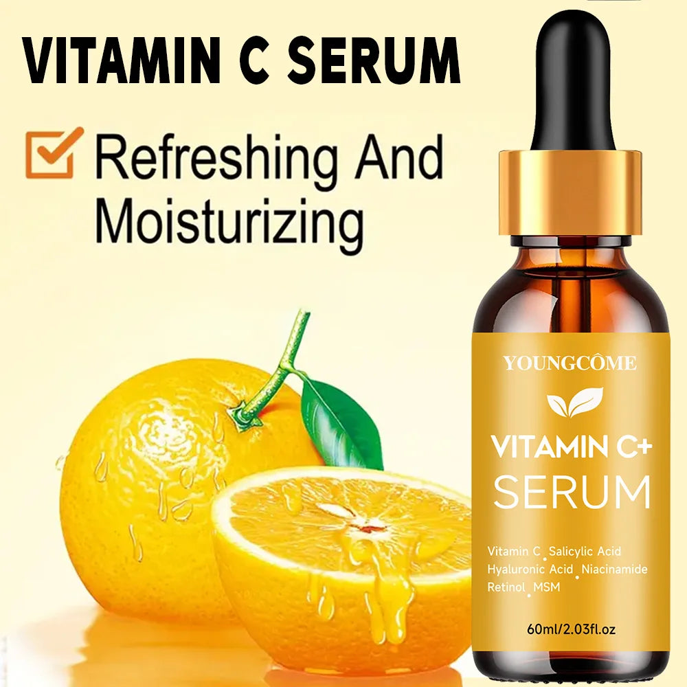 Vitamin C Serum For Face Anti Aging Face Serum with Hyaluronic Acid, Vitamin E of Dark Spots, Tone, Fine Lines Wrinkles 40/60 ml