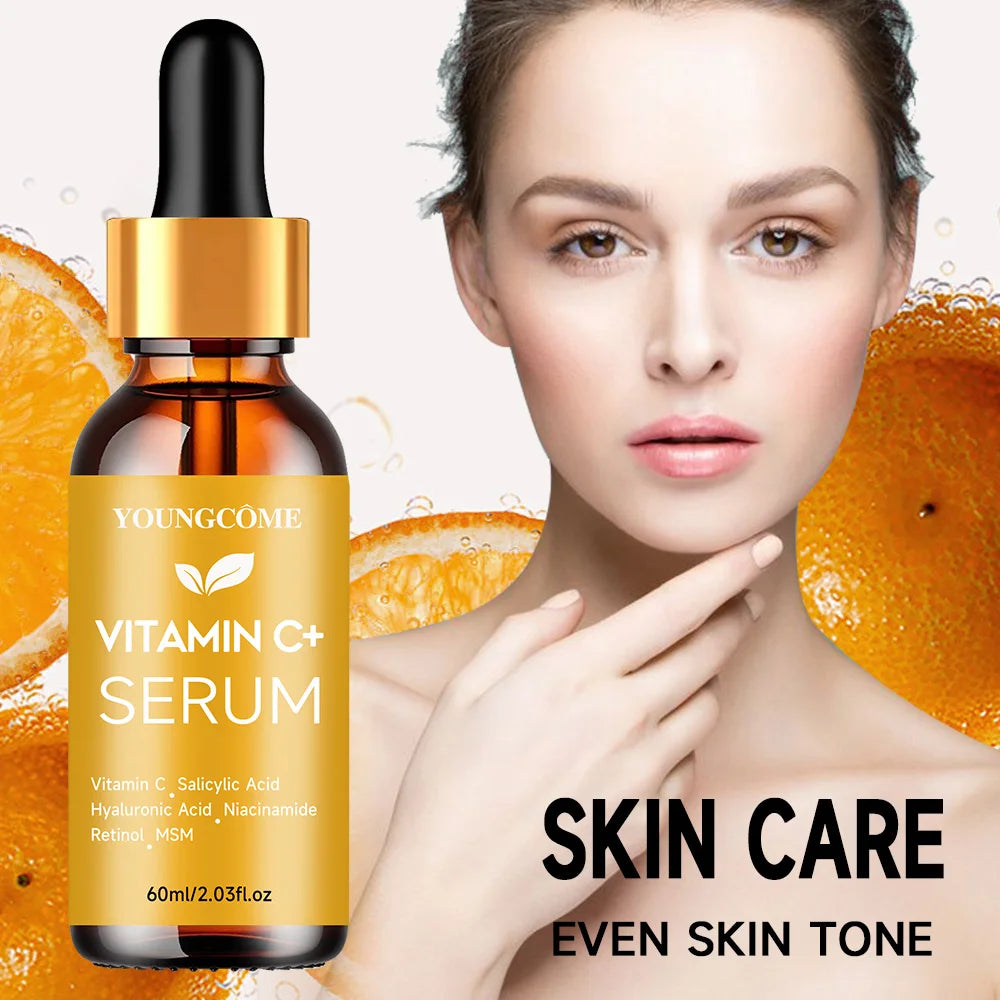 Vitamin C Serum For Face Anti Aging Face Serum with Hyaluronic Acid, Vitamin E of Dark Spots, Tone, Fine Lines Wrinkles 40/60 ml