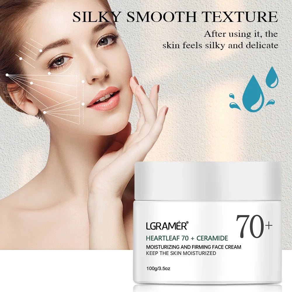 Ceramide Promotes Skin Elasticity and Luster Face Cream, Nourishes, Nourishes, Locks Moisture, and Improves Skin Texture - TouchGuard