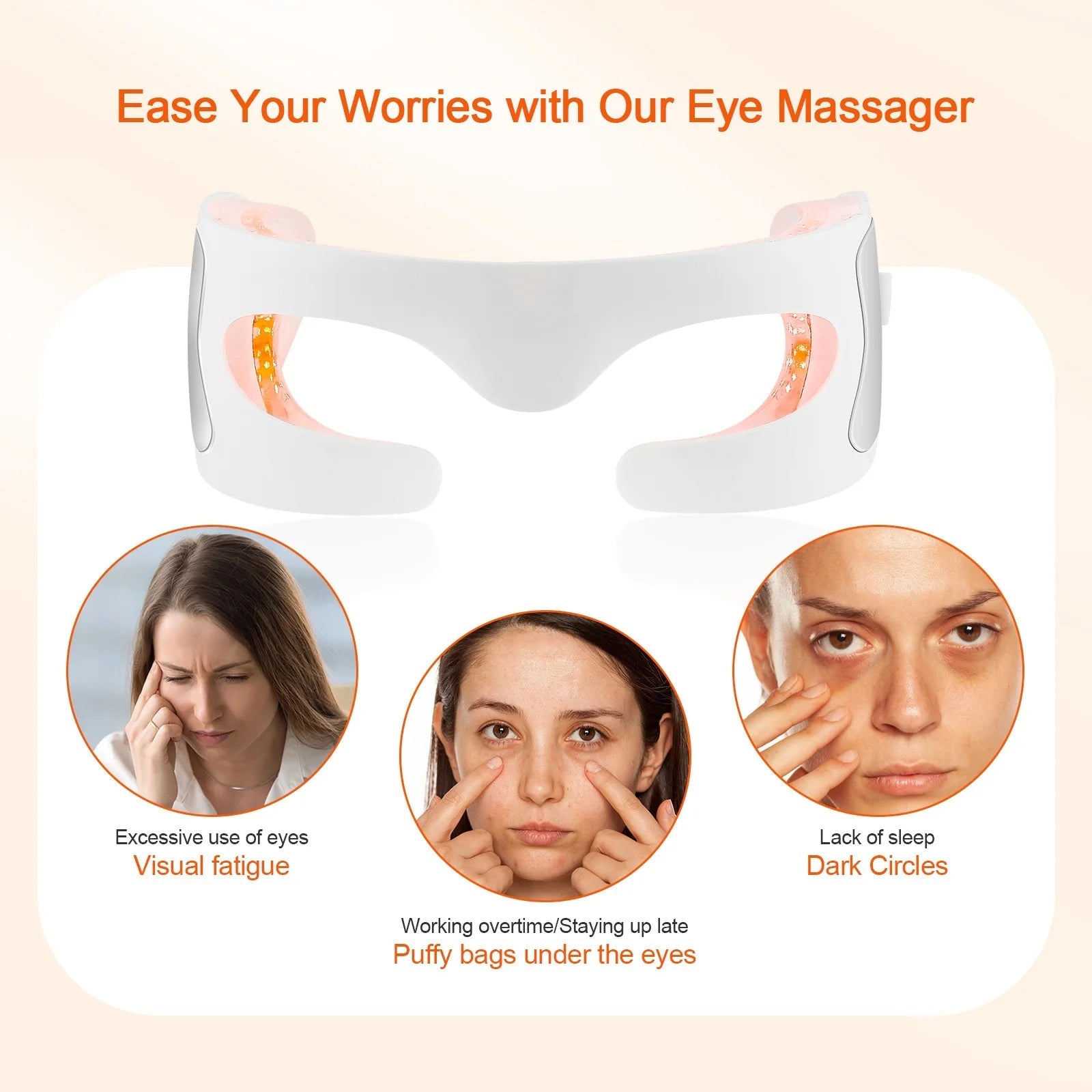 Eye Beauty Massager Vibration Eye Beauty Tool Relief Eye Fatigue - TouchGuard