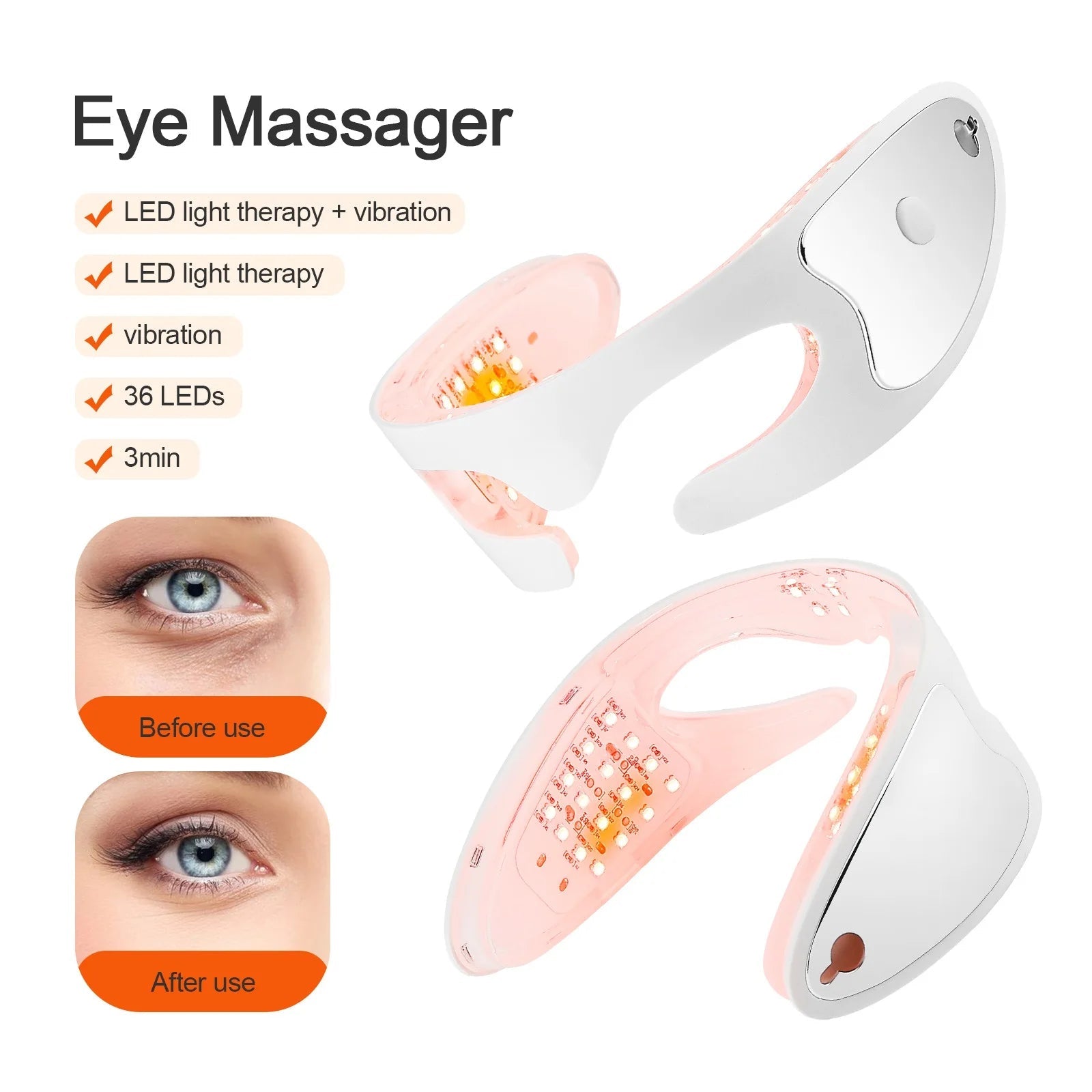 Eye Beauty Massager Vibration Eye Beauty Tool Relief Eye Fatigue - TouchGuard