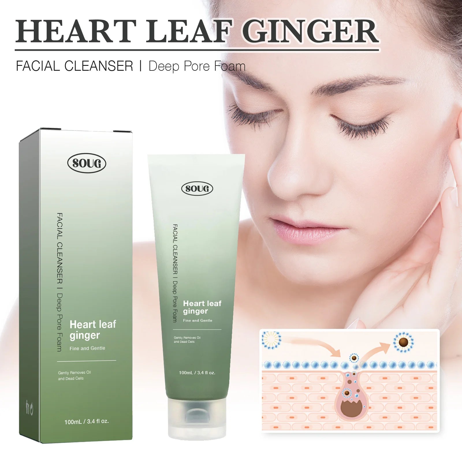 Heartleaf Succinic Facial Cleanser