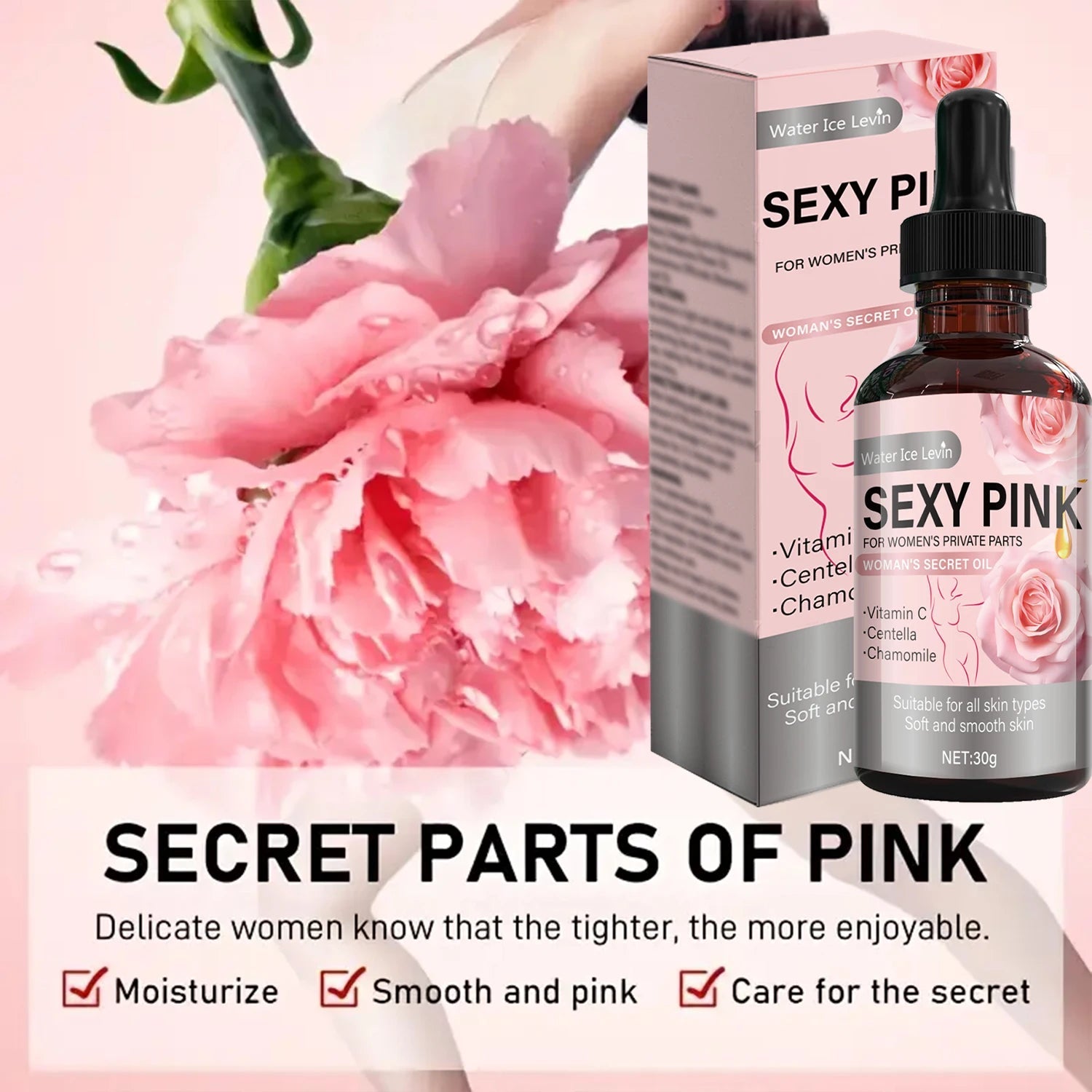 Intimate Moisturizing Cream with Rose & Rosemary - Soothing Protection, Gentle Formula, pH Balance Care, Winter Comfort - TouchGuard