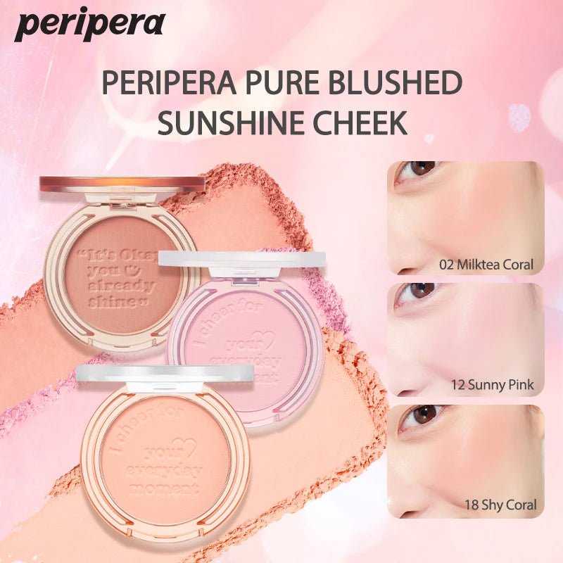 K - Beauty Single Color Blush Palette, Matte Fine Powder Cheek Blush, Non - Cakey, Long - Lasting, Nude Makeup, K - Beauty Cosmetic - TouchGuard