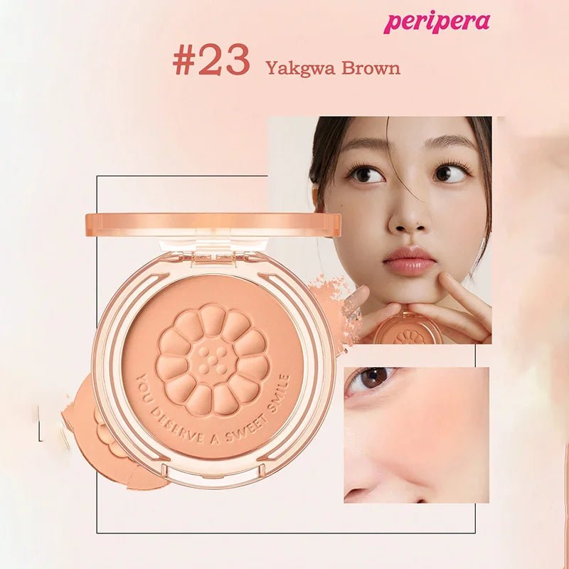 K - Beauty Single Color Blush Palette, Matte Fine Powder Cheek Blush, Non - Cakey, Long - Lasting, Nude Makeup, K - Beauty Cosmetic - TouchGuard