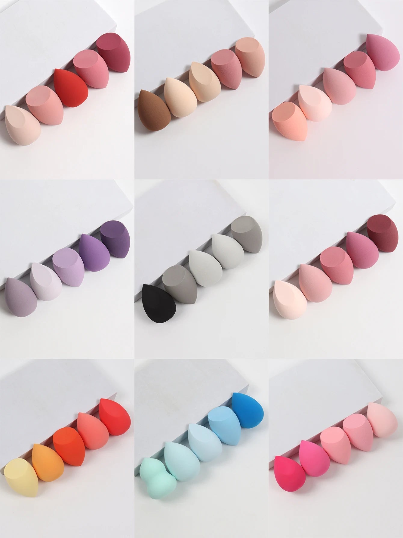 5 Bags of Beauty Eggs Makeup Sponge (Beauty Egg), Foundation Make - Up Mixed Beauty Sponge, Flawless Liquid, Cream and Powder, Mu - TouchGuard