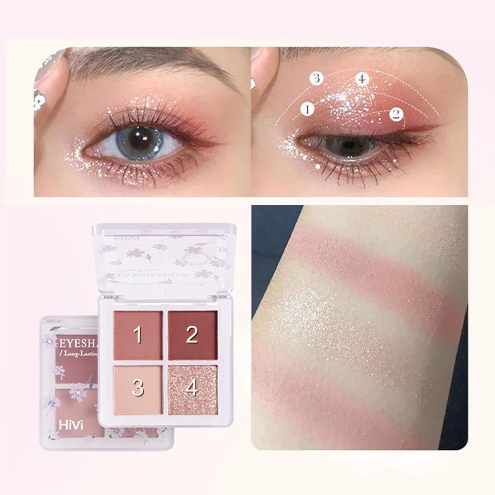 8 - Piece Beauty Set with Lipstick, Concealer, Eyeshadow, Eyebrow, and Blush Makeup - TouchGuard