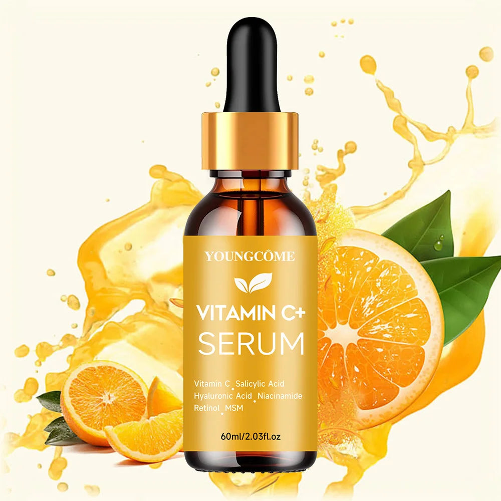 Vitamin C Serum For Face Anti Aging Face Serum with Hyaluronic Acid, Vitamin E of Dark Spots, Tone, Fine Lines Wrinkles 40/60 ml