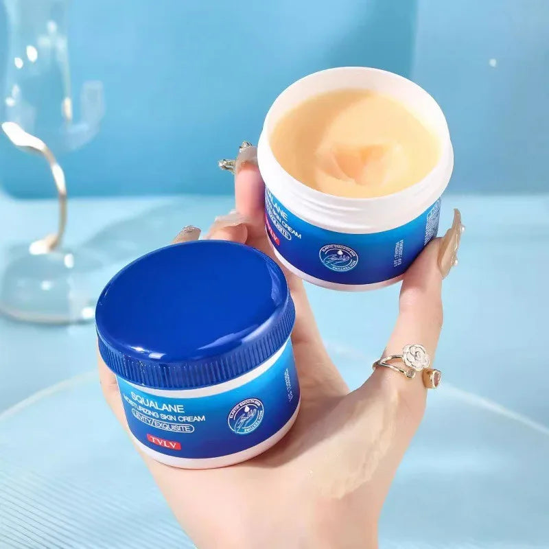 Ultra-Nourishing Squalane Cream for Dry Rough Skin Deeply Moisturizing Prevents Cracking Dryness Refreshing But Not Greasy