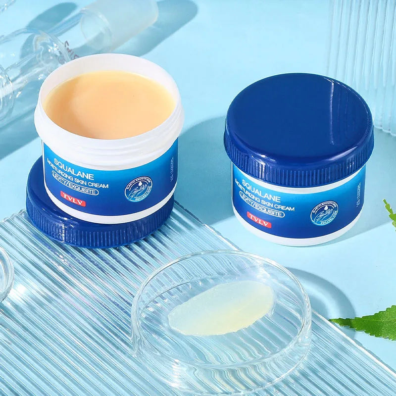 Ultra-Nourishing Squalane Cream for Dry Rough Skin Deeply Moisturizing Prevents Cracking Dryness Refreshing But Not Greasy