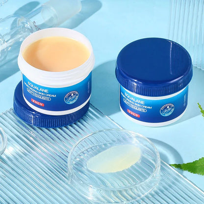 Ultra-Nourishing Squalane Cream for Dry Rough Skin Deeply Moisturizing Prevents Cracking Dryness Refreshing But Not Greasy