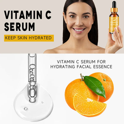 Vitamin C Serum For Face Anti Aging Face Serum with Hyaluronic Acid, Vitamin E of Dark Spots, Tone, Fine Lines Wrinkles 40/60 ml