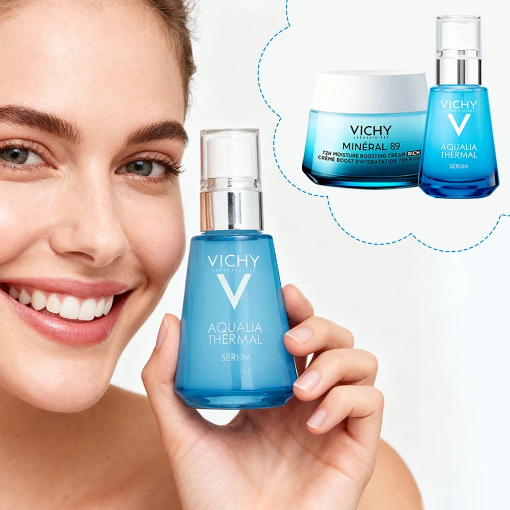 Vichy Moisturizing &amp; Empowering Muscle Activity Skin Care Product Set Rich in Probiotic Ingredients Essence Liquid Face Cream