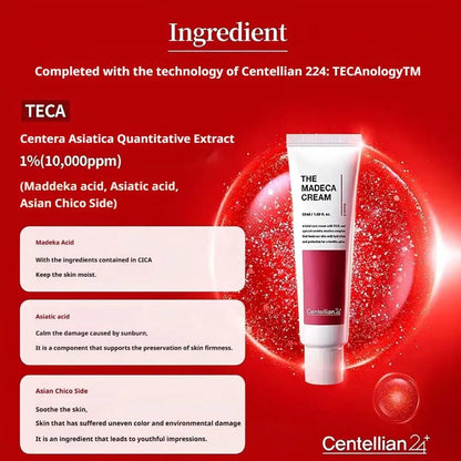 Centellian 24 Moisturizing Brightening Repair Cream Long - lasting Hydrating Gentle Portable Design With Elastin Essence Skin Care - TouchGuard