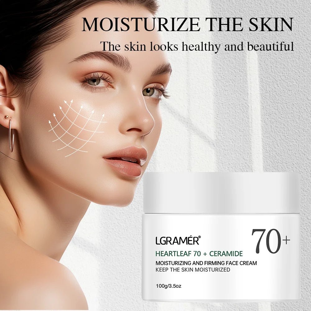 Ceramide Promotes Skin Elasticity and Luster Face Cream, Nourishes, Nourishes, Locks Moisture, and Improves Skin Texture - TouchGuard