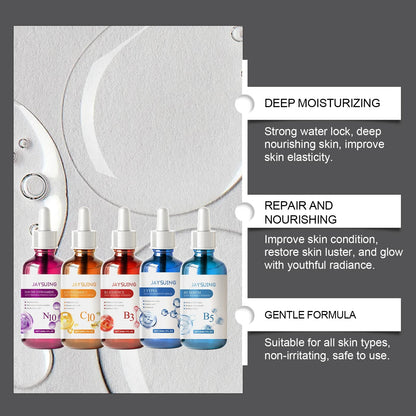 Facial Skin Care Serum Gift Set Moisturizing Nourish Fade Fine Lines Firming Wrinkles Brighten Skin Tone Smooth Face Essence Kit - TouchGuard