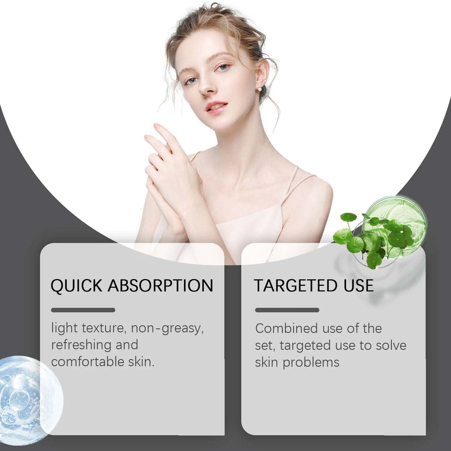 Facial Skin Care Serum Gift Set Moisturizing Nourish Fade Fine Lines Firming Wrinkles Brighten Skin Tone Smooth Face Essence Kit - TouchGuard