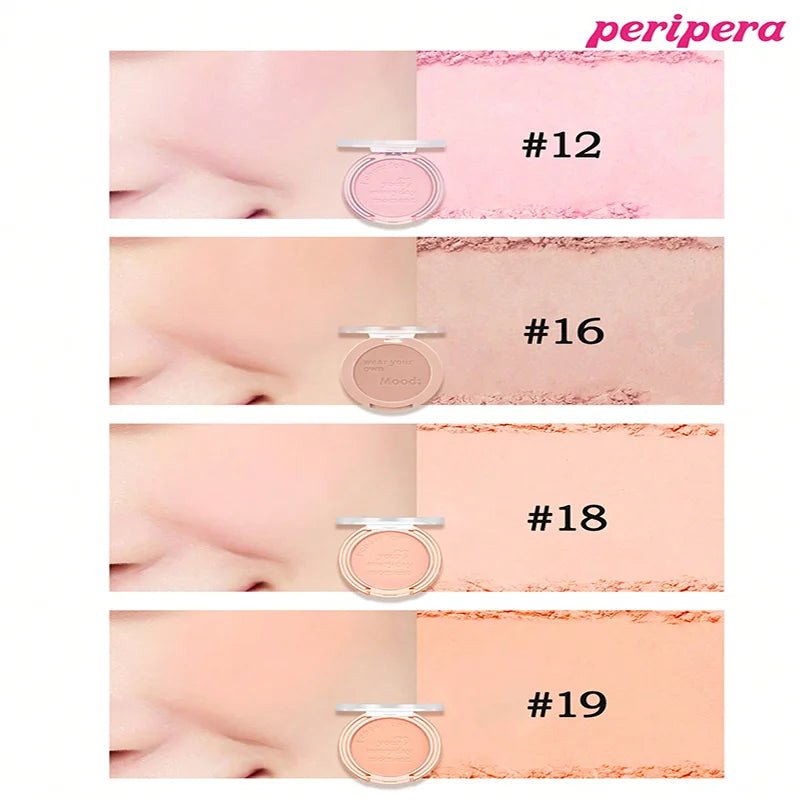 K - Beauty Single Color Blush Palette, Matte Fine Powder Cheek Blush, Non - Cakey, Long - Lasting, Nude Makeup, K - Beauty Cosmetic - TouchGuard