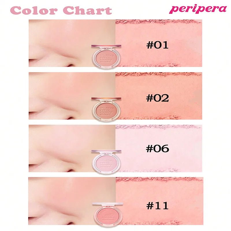 K - Beauty Single Color Blush Palette, Matte Fine Powder Cheek Blush, Non - Cakey, Long - Lasting, Nude Makeup, K - Beauty Cosmetic - TouchGuard