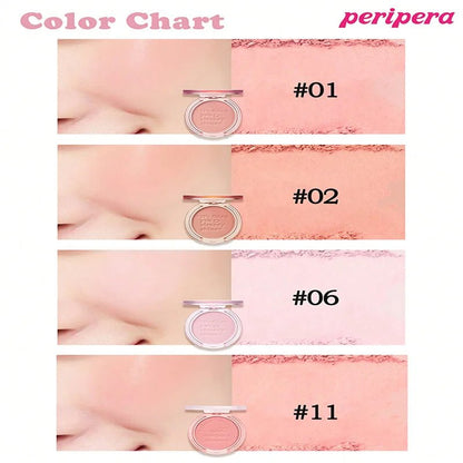 K - Beauty Single Color Blush Palette, Matte Fine Powder Cheek Blush, Non - Cakey, Long - Lasting, Nude Makeup, K - Beauty Cosmetic - TouchGuard